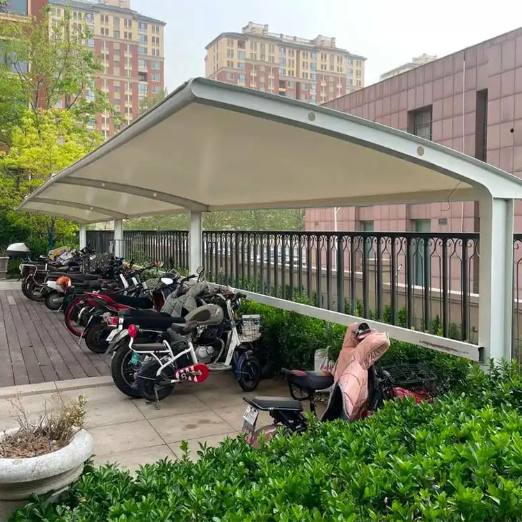 苍溪县膜结构电动车棚